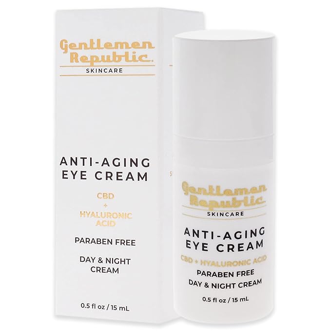 Gentlemen Republic Genuine Grooming Anti-Aging Eye Cream Men Cream 0.5 oz-VivaGrace Women