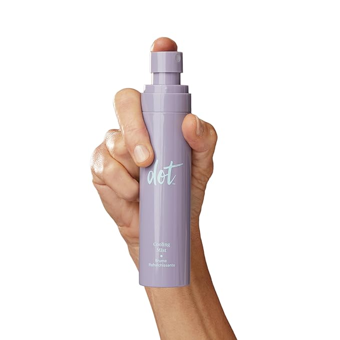 dot Cooling Facial Mist With Vitamin C, Plant-Based Antioxidants & Skin Revitalizing Feminage - Face Mist that Moistures, Rejuvenates & Clarifies – For All Skin Types – Menopause Skincare - 3.4 oz-VivaGrace Women