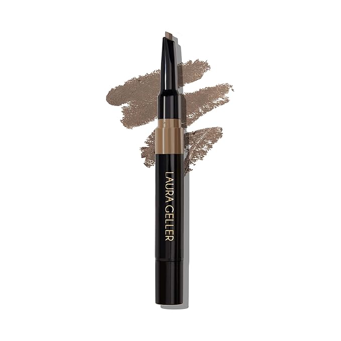 LAURA GELLER NEW YORK Sculpt-n-Stay Waterproof Brow Pencil & Gel- Taupe-VivaGrace Women