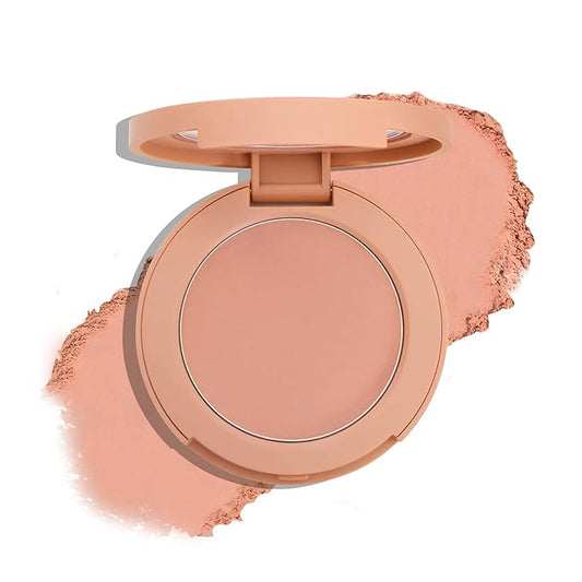 Boobeen Powder Blush, Single Color Blush Face Blush Palette Matte Baked Cream Blush Makeup Powder, High Pigment Pressed Blush for Create a Natural Cheek Flushed Look-VivaGrace Women
