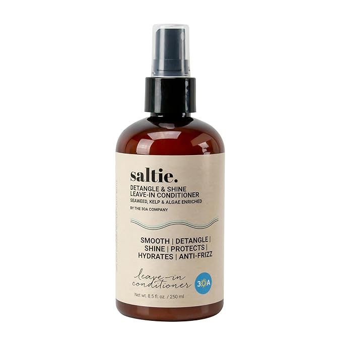 Leave-In Conditioner, 8.5 fl. Oz/250ml - Seaweed, Kelp & Algae Enriched Detangle & Shine Hair Treatment -Ideal For Frizzy and All Hair Type , Protects Scalp-VivaGrace Women