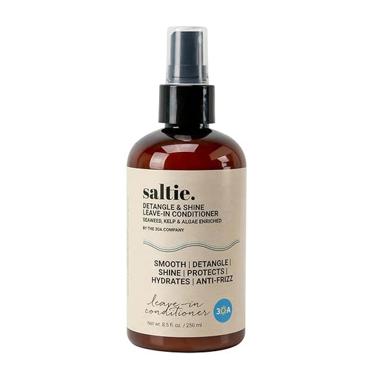 Leave-In Conditioner, 8.5 fl. Oz/250ml - Seaweed, Kelp & Algae Enriched Detangle & Shine Hair Treatment -Ideal For Frizzy and All Hair Type , Protects Scalp-VivaGrace Women