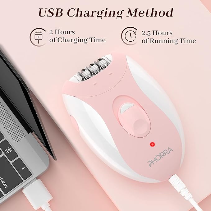 Epilator for Women, Smooth Glide Epilator for Women Face with 2 Speeds, Smooth Face Trimmer Device, Facial Hair Removal for Face Legs Arms Armpit Bikini-VivaGrace Women