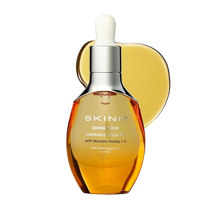SKINN Luminous Facial Oil - Face Oil to Visibly Brighten, Firm, and Hydrate - Hydrating Oil for Anti-Aging and Dry Skin to Reduce Fine Lines, and Wrinkles - Vitamin C and Manuka Honey-VivaGrace Women