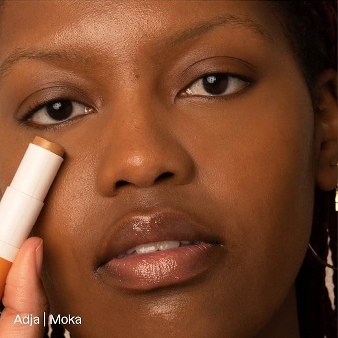 ATTITUDE Oceanly Light Coverage Under Eye Concealer Stick, Titanium Dioxide-Free, EWG Verified, Plastic-Free, Vegan & Cruelty-free Makeup, Moka, 0.2 Ounces-VivaGrace Women