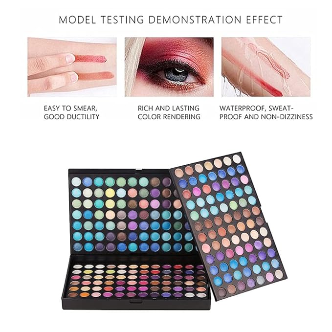 VERONNI 252 Colors Eyeshadow Palette Makeup set 3 Layers High Pigmented Matte Shimmer Eyeshadow Pallet Professional Full Eye Makeup Kit EyeShadow Box Ultimate Cosmetics Set-VivaGrace Women