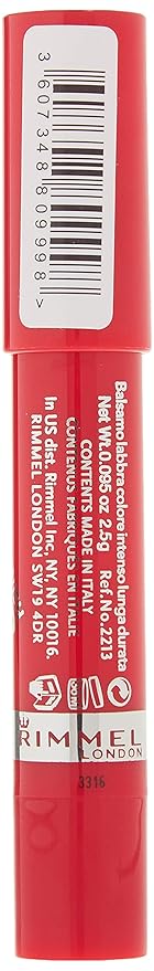 Rimmel Lasting Finish Colour Rush Lip Color Balm, All You Need is Pink, 0.095 Fluid Ounce-VivaGrace Women