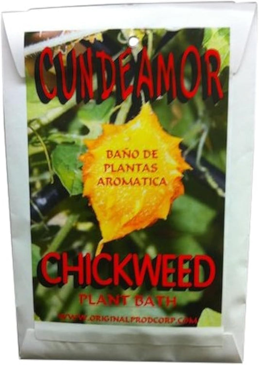 Original Botanica Chickweed Cundiamor Herb Bath Spiritual Cleansing Body Wash Ritual Negative Energy Protection Herb Purification Healing