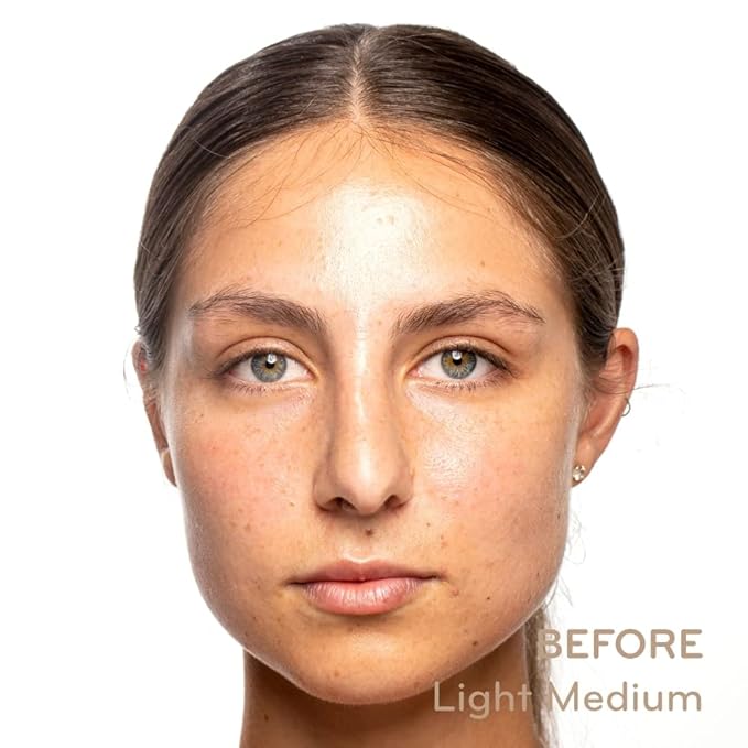 pūrlisse Radiant Glow Illuminating BB Cream with SPF 30 - Glow BB Cream Enriched with Goji & Hawthorn Berry for Dewy Skin - Helps to Improve Skin Texture & Radiance - Light Medium (1.4 oz)-VivaGrace Women