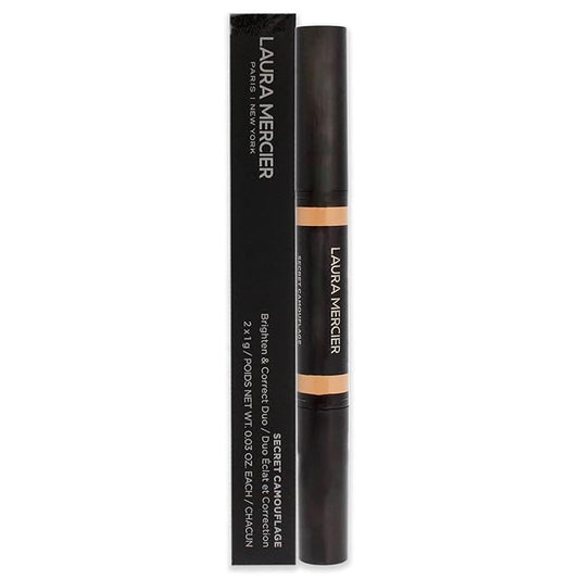 Laura Mercier Secret Camouflage Concealer Duo Stick - 2W Light with Warm Undertones Women 2 x 0.3 oz-VivaGrace Women