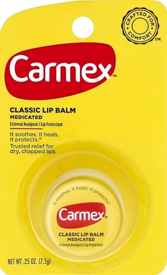 Carmex Classic Lip Balm Medicated 0.25 oz (Pack of 10)-VivaGrace Women