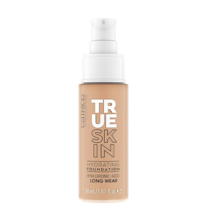 Catrice | True Skin Hydrating Foundation | Lightweight Buildable Coverage with Hyaluronic Acid and Watermelon Seed Oil | Vegan & Cruelty Free (040 | Neutral Hazel)-VivaGrace Women