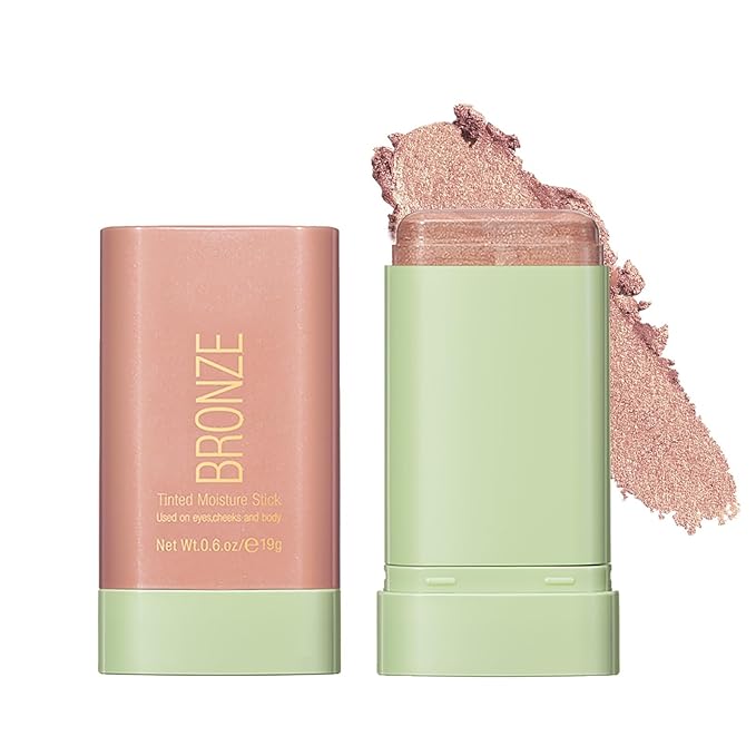 Blush Stick, Cream Blush Stick for Cheeks & Lips, Blendable Long-Lasting Multi-Use Contour Stick & Highlighter Makeup (SOFT GLOW)-VivaGrace Women
