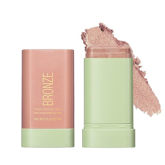 Blush Stick, Cream Blush Stick for Cheeks & Lips, Blendable Long-Lasting Multi-Use Contour Stick & Highlighter Makeup (SOFT GLOW)-VivaGrace Women