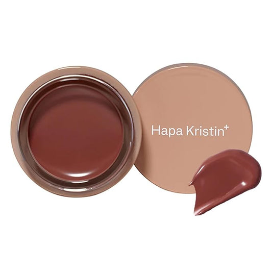 Gleam Glow Lip and Cheek Tint, Hydrating Korean Cream Blush with Long-Lasting Wear, Buildable with Radiant Finish, Mocha Rose 503, 0.15 oz