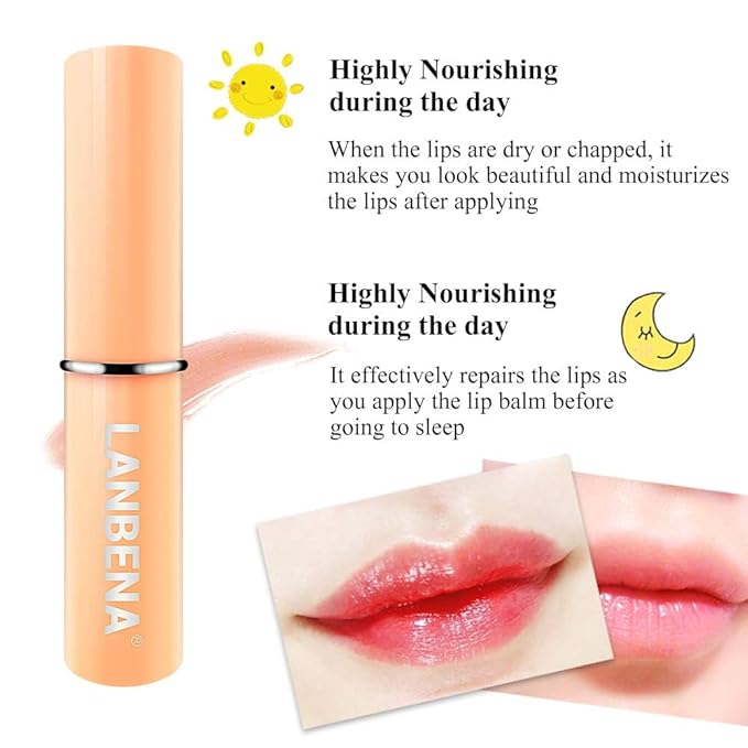 LANBENA Chameleon Lip Balm Nourishing Moisturizing Lip Care Daily Use Natural Extract Beauty Makeup Lipstick-VivaGrace Women