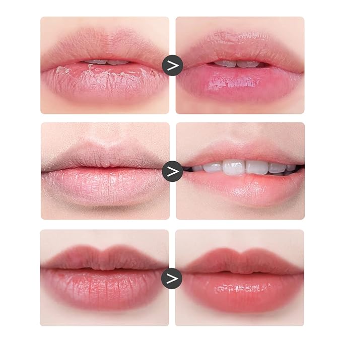 2 In 1 Lip Care Set - Lip Sleep Mask & Lip Scrub - Lip Wrinkles Improve - Cracked Lip Lipstick & Moisturizing Cream - Night Exfoliation Improve Dry and Peeling Lips - Suitable for All Skin Lip Primer-VivaGrace Women