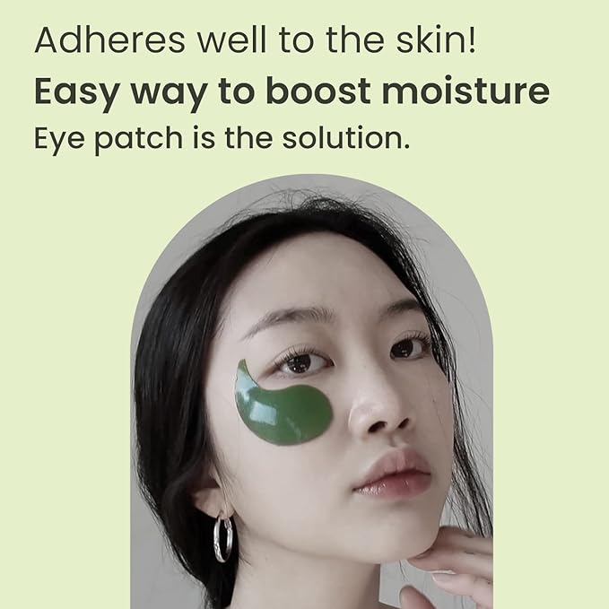 HEIMISH Matcha Biome Hydrogel Eye Patch (60ea) | Eye Patch for Swollen Eyes and Wrinkles | Matcha, flawless skin, Calming, for Swollen Eyes, Antioxidant, Soothing, Vitamins, Kbeauty-VivaGrace Women
