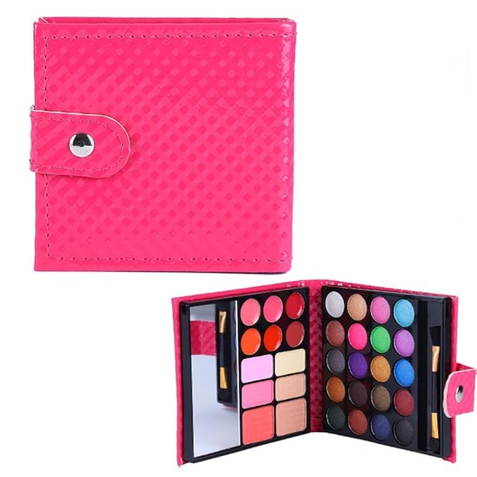 Professional All In One Makeup Kit Colorful 20 Eyeshadow, 6 Lip Glosses 3 Blushers 2 Powder 1 Concealer 1 Mirror 1 Brush, Long Lasting Beauty Full Makeup Set, Present Gifts for Girls Women-VivaGrace Women