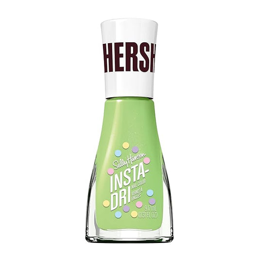 Sally Hansen Insta-Dri X Hershey's Cookies 'n' Creme Eggs, Fresh Beginnings, Quick Dry, Long Lasting, Streak-Free Shine, Green Nail Polish, 0.31 fl oz.