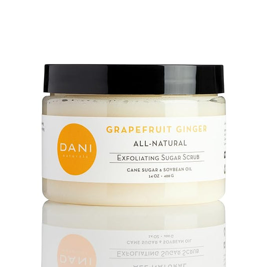 Naturals Sugar Scrub - Gently exfoliates with organic cane sugar, leaving skin soft and radiant. Infused with grapefruit and ginger, it deeply moisturizes. 14 oz-VivaGrace Women