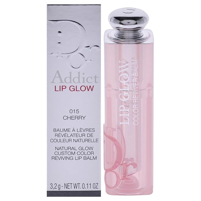 Christian Dior Addict Lip Glow - 015 Cherry by Christian Dior for Women - 0.11 oz Lip Balm-VivaGrace Women