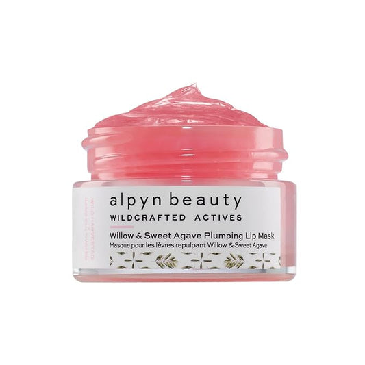 Alpyn Willow & Sweet Agave Plumping Lip Mask | Hydrating Daily Lip Mask Treatment For Fuller, Softer, Smoother & More Supple Lips | 0.35 oz / 10 g-VivaGrace Women