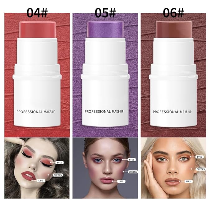 Cream Contour Stick, Bronzer Stick Waterproof Lightweight Cream Contouring Stick Long Lasting Smooth Bronzing stick Face Contour Stick Makeup for Girls and Women-VivaGrace Women