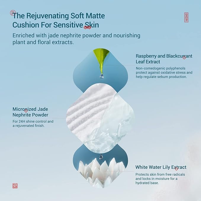 FLORASIS Flawless Jade Breathable Longwear Cushion Foundation (N30 Bathing Beauty)-VivaGrace Women