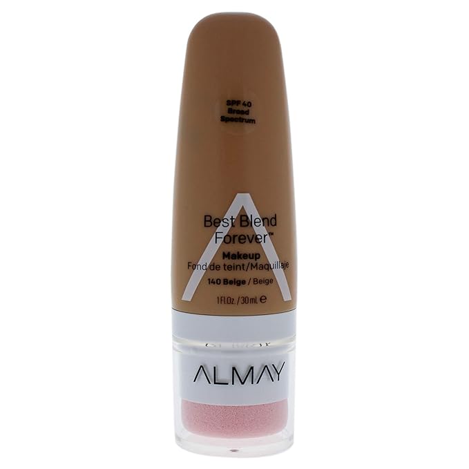 Almay Best Blend Forever Foundation, Beige, 1 fl. oz., SPF 40 Broad Spectrum-VivaGrace Women