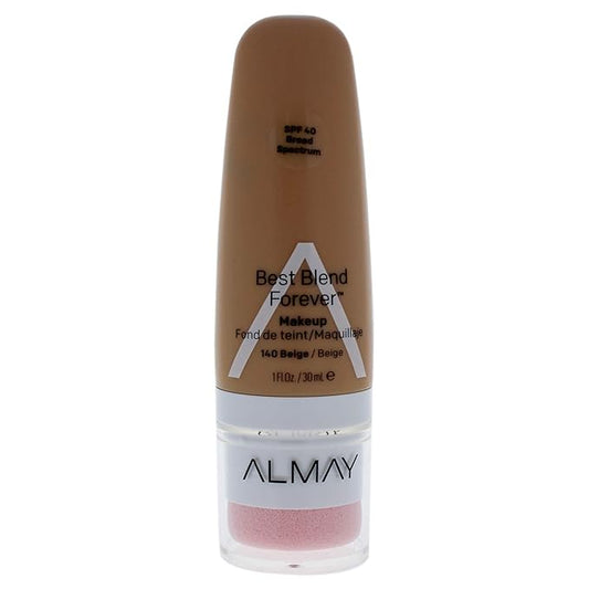 Almay Best Blend Forever Foundation, Beige, 1 fl. oz., SPF 40 Broad Spectrum-VivaGrace Women