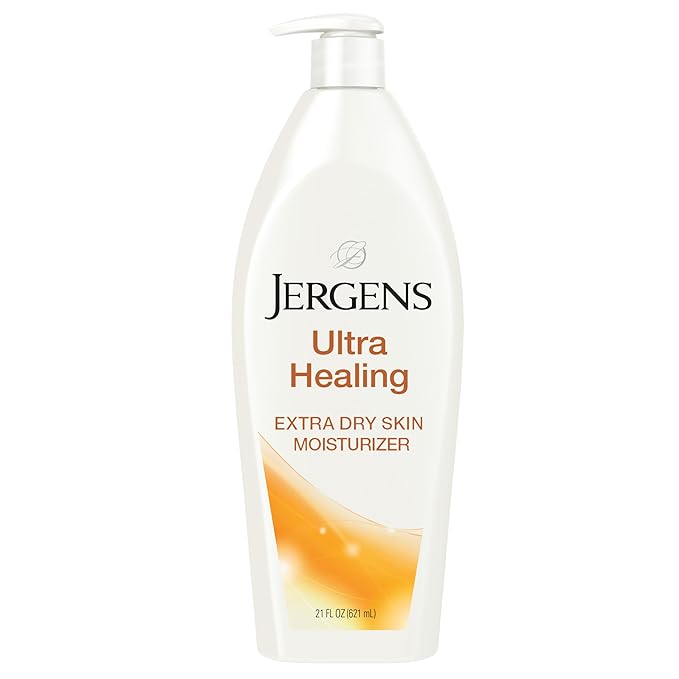 Jergens Ultra Healing Dry Skin Moisturizer, White 21 Fl Oz-VivaGrace Women