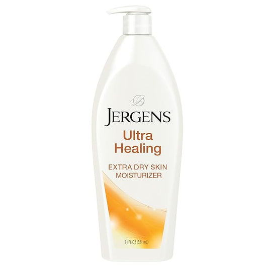 Jergens Ultra Healing Dry Skin Moisturizer, White 21 Fl Oz-VivaGrace Women