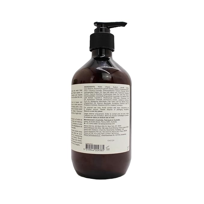 Aesop Classic Shampoo & Conditioner Set | Adds Shine, Hydration, Softness to Hair | 500 mL / 16.9 oz-VivaGrace Women