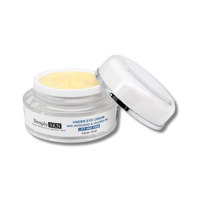 Under Eye Cream with Avocado Oil and Jojoba Oil - Anti-Aging Rich Hydrating Under Eye Cream For Minimizing Dark Circles, Puffiness and Fine Lines - 0.5 Fl. Oz.-VivaGrace Women