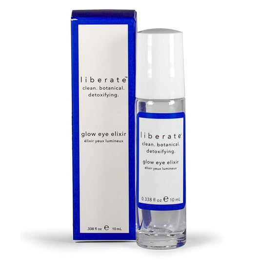 Glow Eye Elixir - .338 Oz Eye Serum with Roller Ball Applicator - Under Eye Serum for Dark Circles and Puffiness - Hydrating Eye Cream for Men and Women to Smooth Fine Lines and Wrinkles-VivaGrace Women