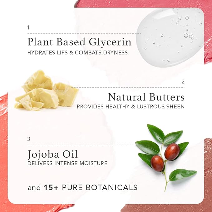 Oh-So-Luxe Liquid Tinted Lip Balm, Hydrating & Nourishing Tinted Lip Oil for dry dark lips, results in Soft & Glowing Lips, Moisturizing, Non-Sticky Nude Pink Shade - 0.10 Fl Oz - RAS LUXURY OILS-VivaGrace Women