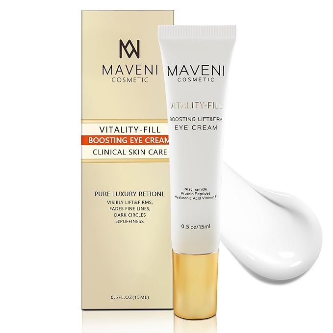 Vitality-Fill Boosting Eye Cream, Natural Anti Aging Under Eye Cream Lift & Firm,Reduce Wrinkles,Fine Lines,and Under Eye Bags,Dark Circles Under Eye Cream-VivaGrace Women