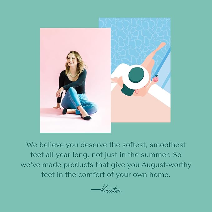 Bare August Glass Foot File Callus Remover- Heel Scraper & in Shower Foot Scrubber Dead Skin Remover - Pedicure Foot Buffer for Soft Feet-VivaGrace Women