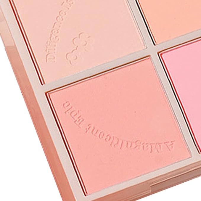 Powder Blush,Metallic Makeup Powder Blush Long Lasting Smooth Pigmented Single Color Shimmery Cosmetics Blush Blush Palette-VivaGrace Women