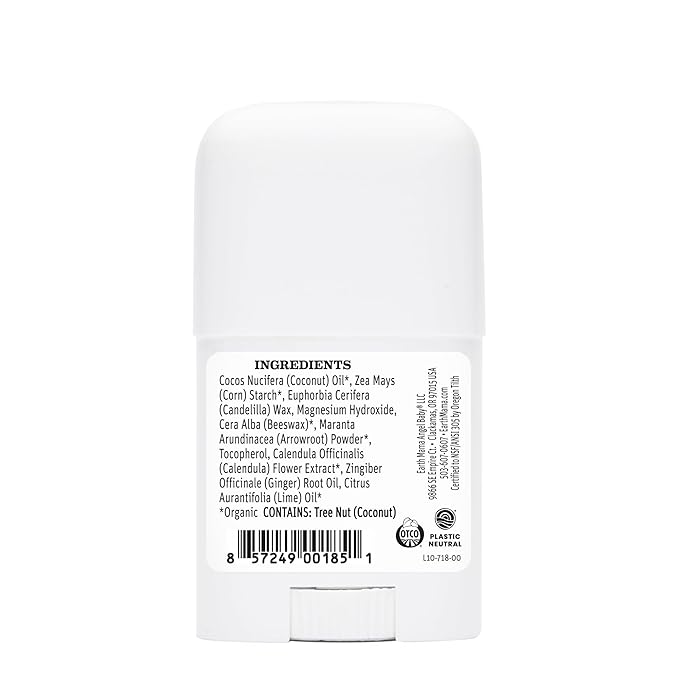 Earth Mama Mini Deodorant Travel Set | Safe for Sensitive Skin, Pregnancy and Breastfeeding, Contains Organic Calendula with No Fragrance Chemicals, No Baking Soda or Aluminum (4-Pack)-VivaGrace Women
