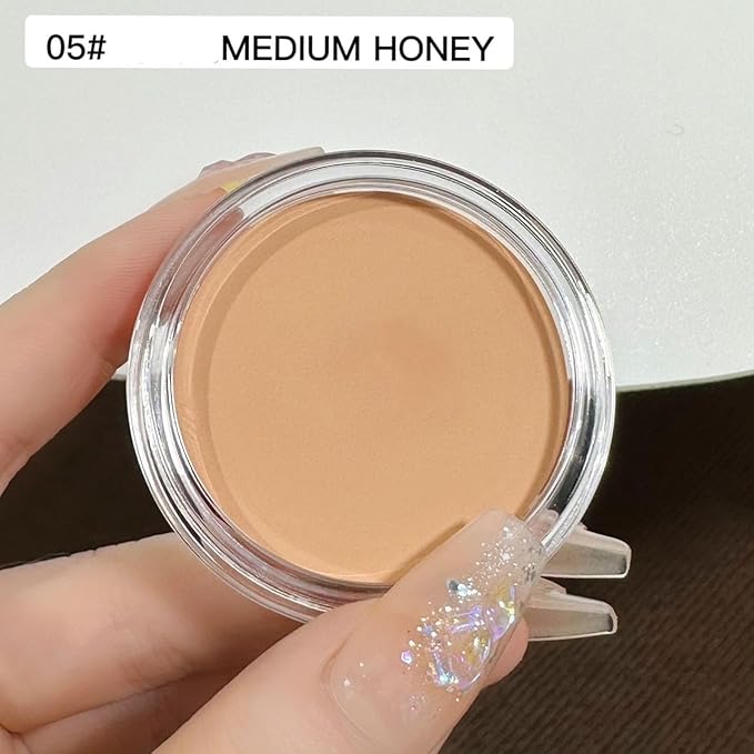 7 Color Solid Concealer Full Coverage Correcting Cream Concealer Waterproof Long-lasting Under Eye Concealer for Dark Circles Color Corrector Pro Concealer (Color 05)-VivaGrace Women