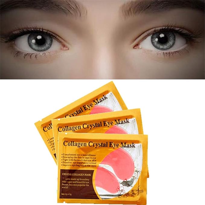 Under Eye Patches - 30 Pairs Collagen Eye Mask Eye Patches for Puffy Eyes and Dark Circles, Anti Aging Moisturizing Gel Eye Pads Under Eye Mask, Pink-VivaGrace Women