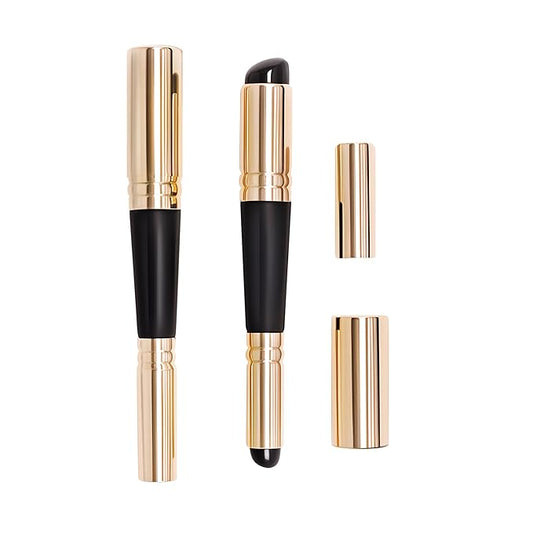 Dual Ended Silicone Lip Brush with Lid, Jelly-like Lip Makeup Brush, Versatile Makeup Applicator for Lips, Concealer, Contour, Blush, Bronzer, and Eyes, 1 count-VivaGrace Women