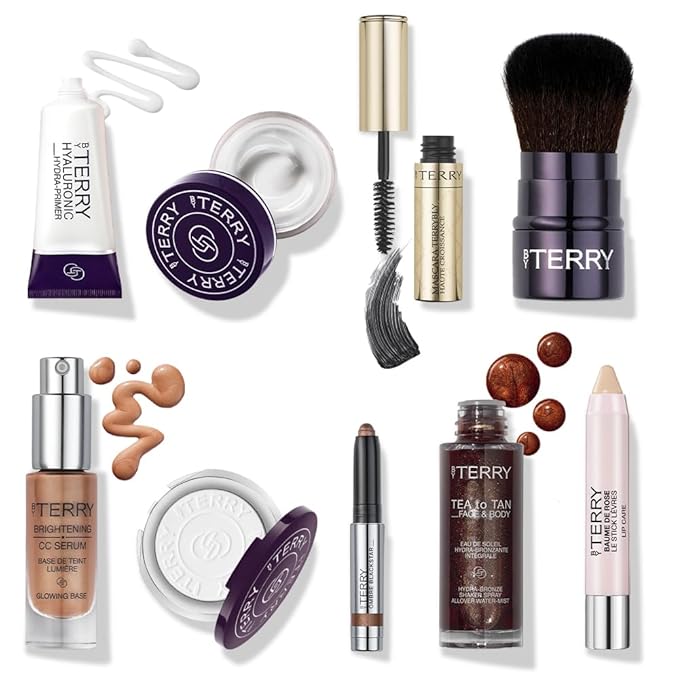 By Terry Try Me Love Me Set, 9 Makeup Products & Zipper Pouch, Face, Eyes, Lips & Skin Favorites-VivaGrace Women