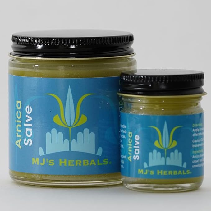 MJ's Herbals Arnica Salve | Maximum Strength, | Fantastic Massage & After Yoga Balm | No Parabens, No Synthetics (4 oz)-VivaGrace Women