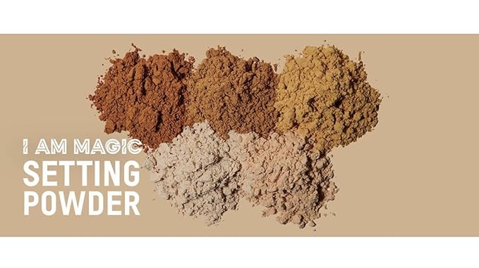 Juvia's Place I Am Magic Loose Setting Powder Kalahari - Flawless Finishing Powder, Compact Face Powder, Shine-Control Powder Makeup, Powder Foundation, Setting Powder Makeup, Loose Powder Makeup-VivaGrace Women