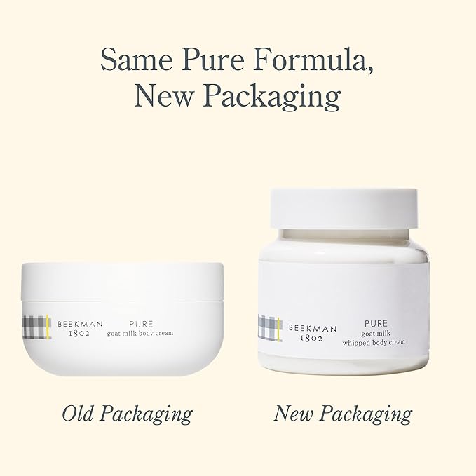 Beekman 1802 Whipped Body Butter Cream with Goat Milk - Deeply Moisturizes, Softens Skin - Natural & Gentle for All Skin Types - Non-Greasy, Cruelty-Free, 8 oz-VivaGrace Women