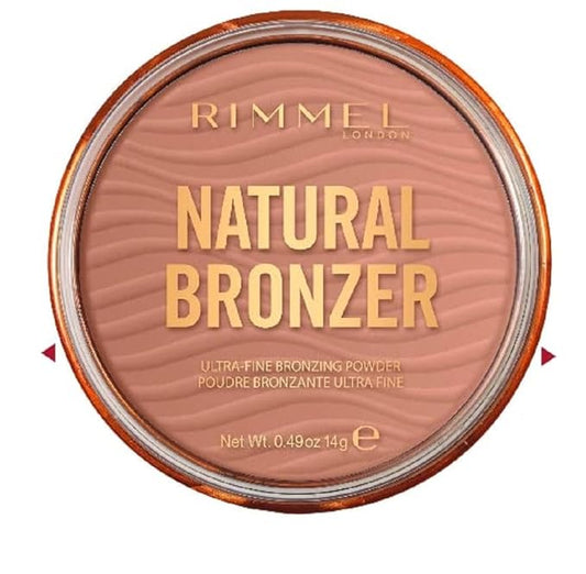 Rimmel London Natural - 021 Sun Light - Bronzer, Matte Finish, 0.49oz-VivaGrace Women