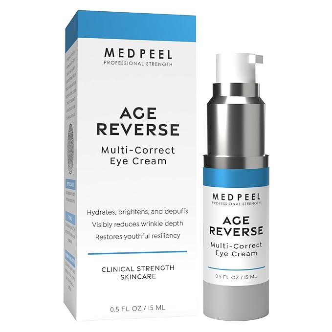 Medpeel Age-Reverse Multi-Correction Eye Cream, Plump, Moisturize and Hydrate Delicate Eye Skin, 0.5 fl oz-VivaGrace Women